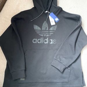 NWT Black Adidas Superstar Hoodie
